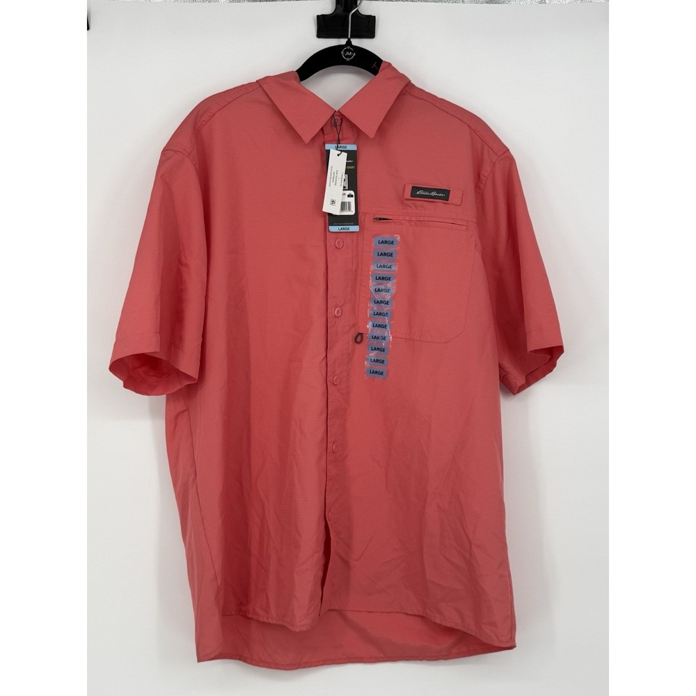 Eddie Bauer Men's Tech Woven Shirt NWT Large